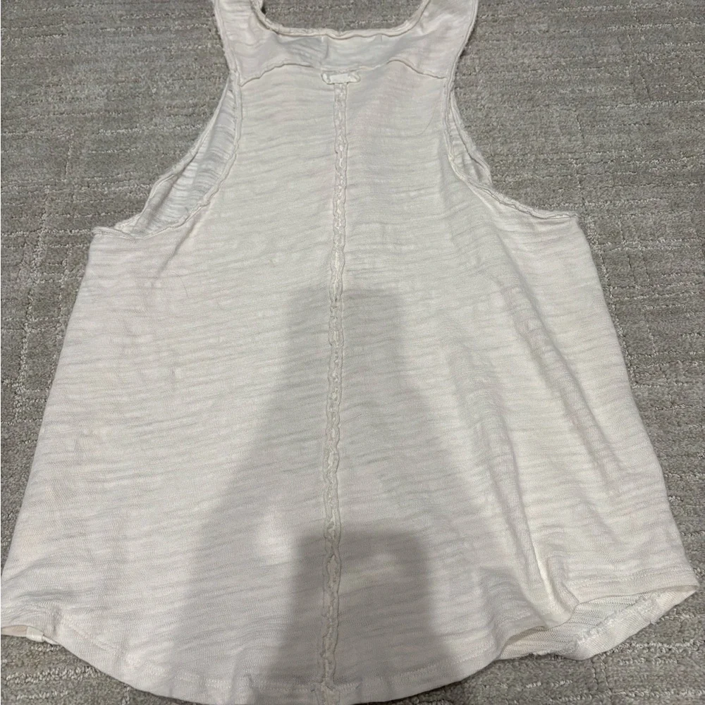We The Free White Sleeveless Tank Top - Picture 3 of 3